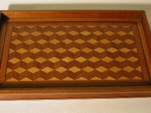 Antique English Mahogany Tray