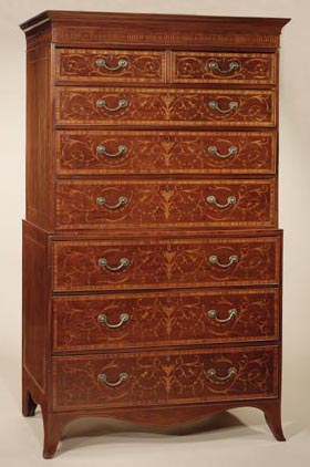 Antique English Chest on Chest