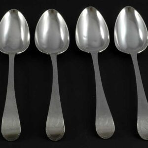 Georgian Silver Serving Spoons By Thomas Wallis