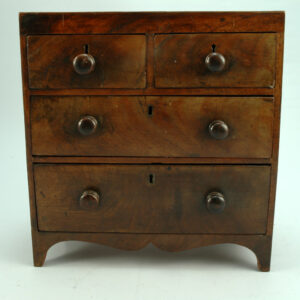 George III Miniature Mahogany Chest
