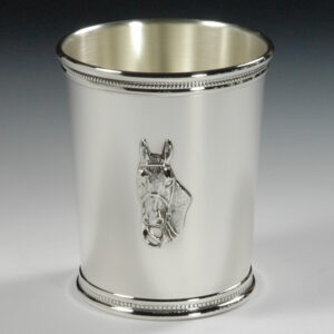 Sterling Silver Julep Cup with Horse Head