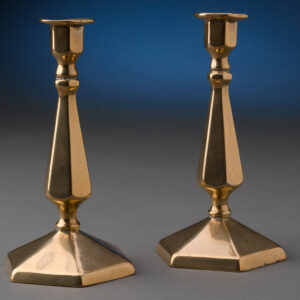 6" Pair of Brass Candlesticks