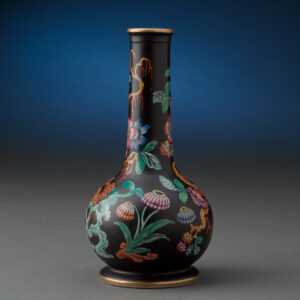 Japanese Enamel Vase