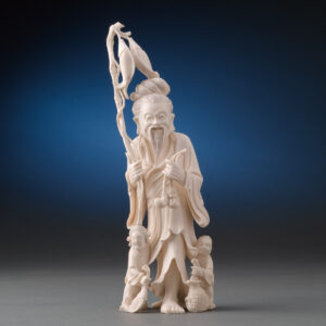 Carved Ivory Fisherman