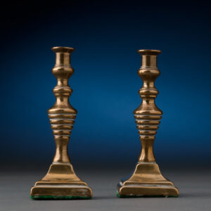 Pair of Petite Brass Candlesticks