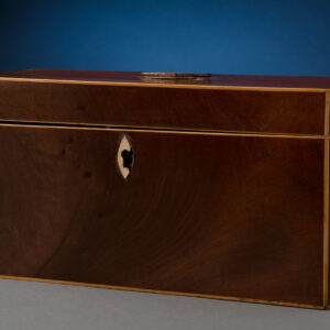 Inlaid Mahogany Tea Caddy