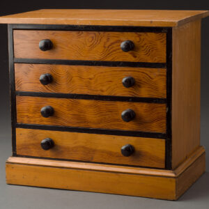Antique Miniature Collector's Chest