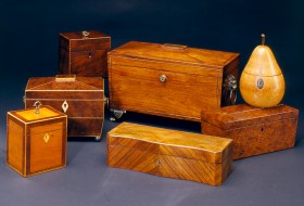 Group of Various Tea Caddies