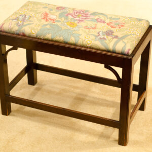 Mahogany Chippendale Style Bench
