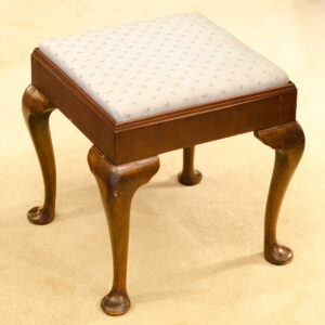 19th Century English Mahogany Stool