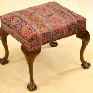 Mid 19th Century English Walnut Stool