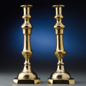 14" Pair of Brass Candlesticks