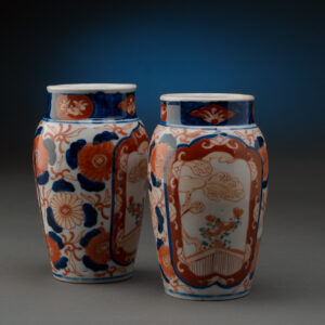 6.5" Pair of Imari Vases