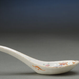 Floral Decorated Oriental Soup Spoon