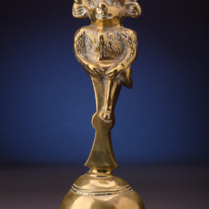 Brass Door Stop with Guard Handle