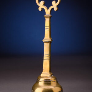 Half-Round Brass Door Stop