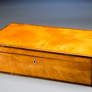 Satinwood Writing Box