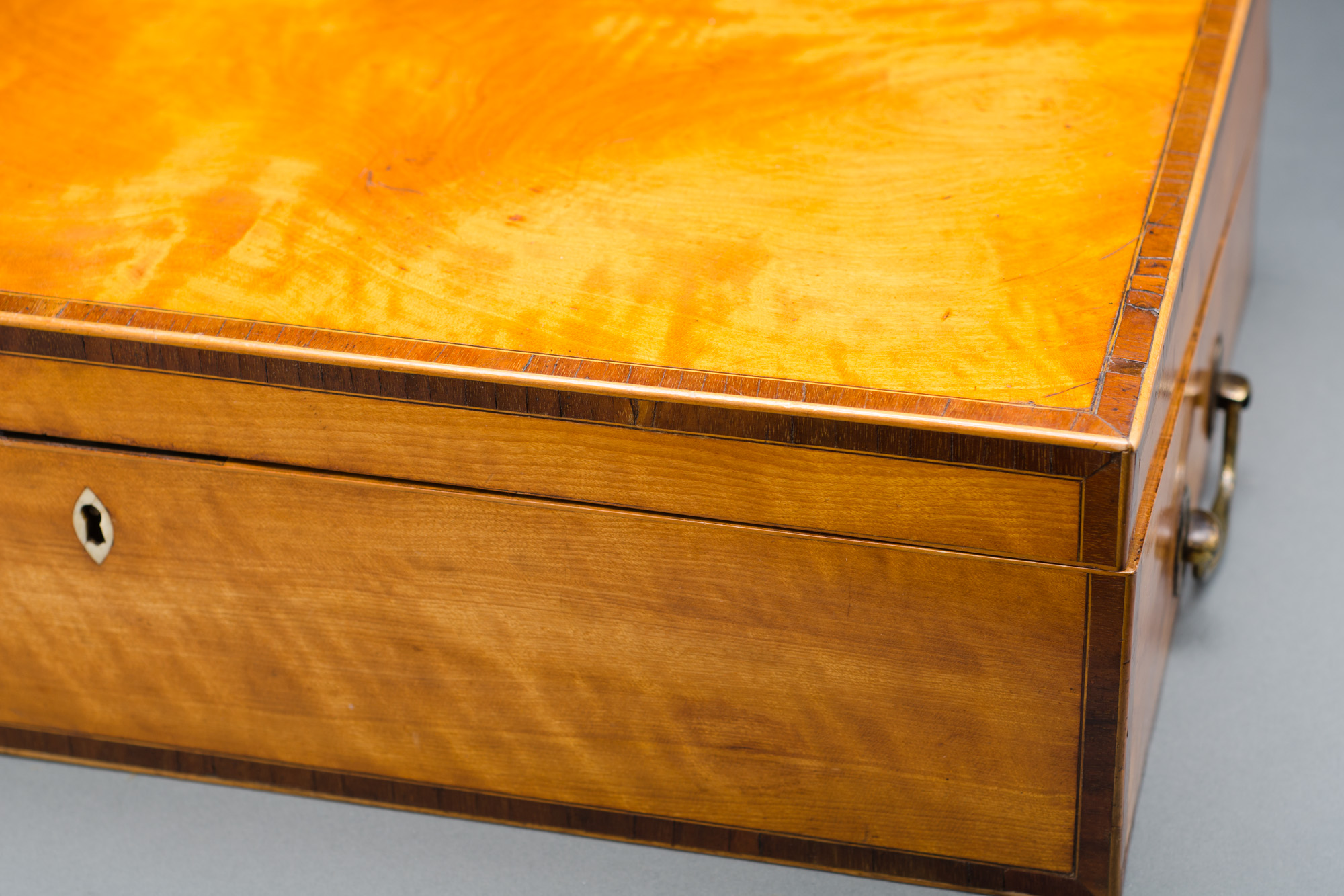 Satinwood Writing Box - Image 2