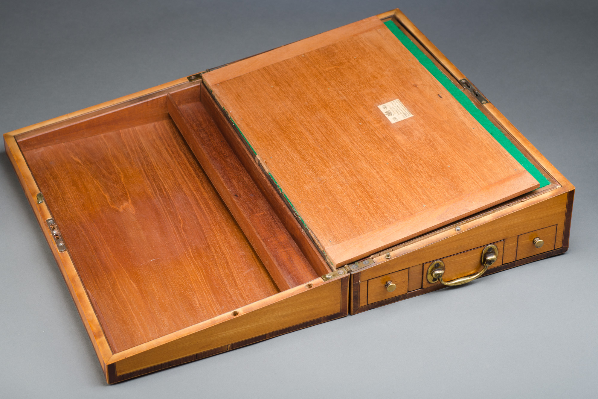Satinwood Writing Box - Image 7