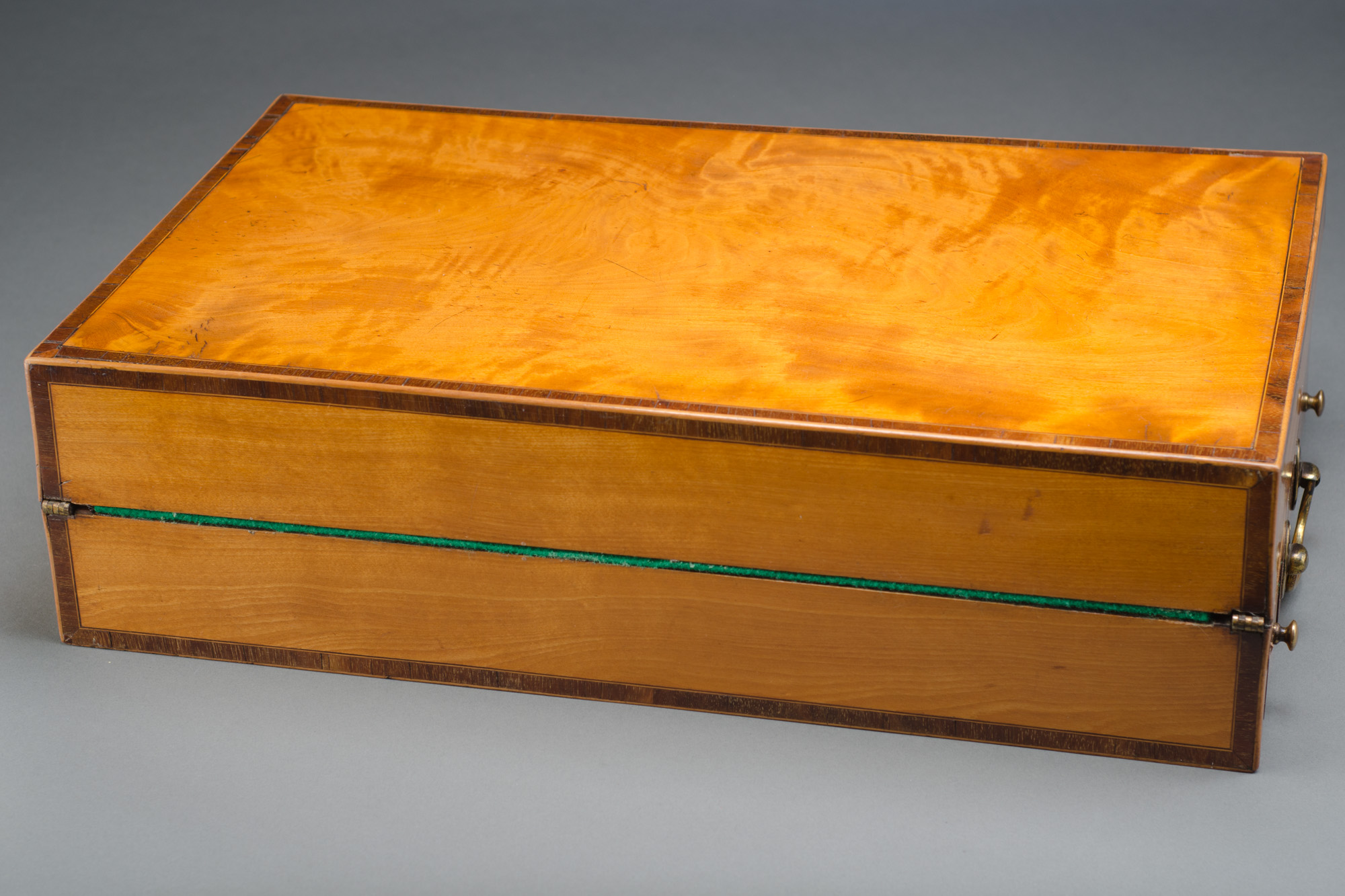 Satinwood Writing Box - Image 3