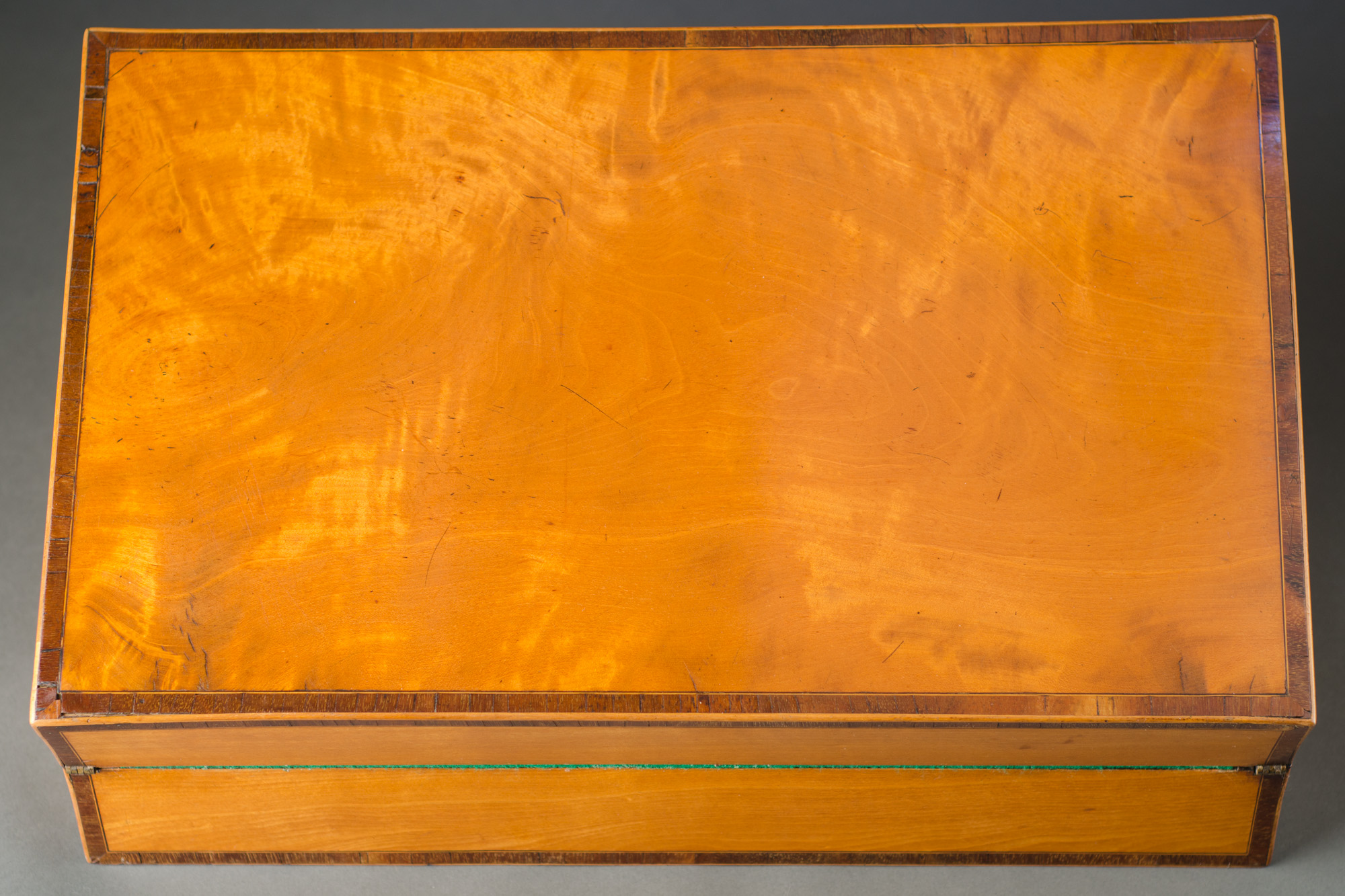 Satinwood Writing Box - Image 4