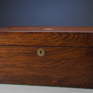 Rosewood Box with Brass Plate