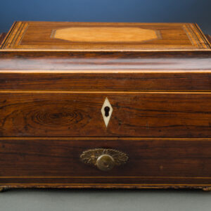 Bombé Shaped Rosewood Box