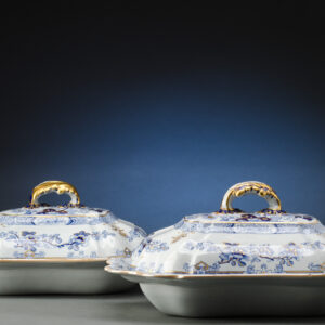 Pair of Covered Entree Dishes