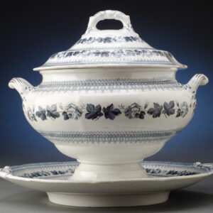 Ironstone Tureen with Lid and Platter