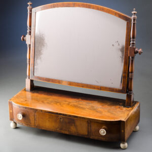 Dressing Mirror on Ivory Ball Feet