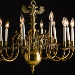 Twelve Light Double Eagle Chandelier