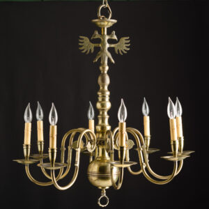 Double Eagle Brass Chandelier