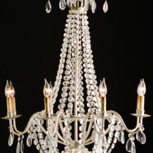 Versailles Silver Leaf Chandelier