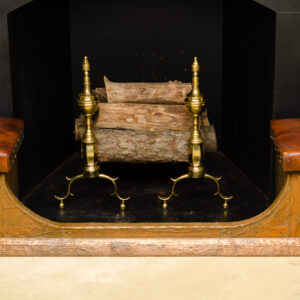 Copper Fire Fender with Storage