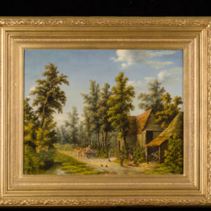 Pair of Country Scenes by G. Lara
