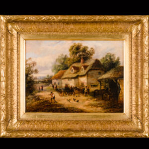 Outside the Inn by G. Lara