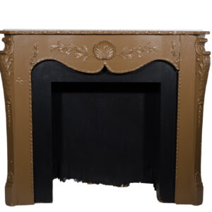 Brown Painted Mantel