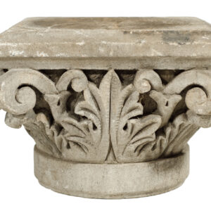 Pair of Corinthian Stone Capitals