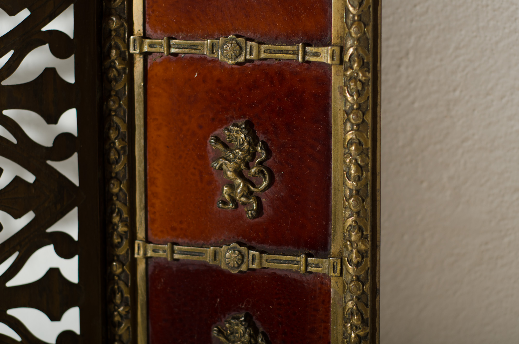 Tile and Brass Fireplace Surround - Image 7
