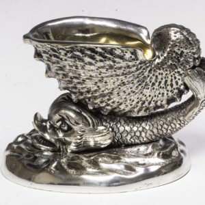 Pair of Dolphin & Shell Salts