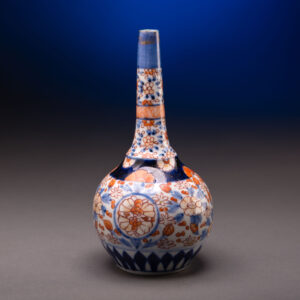 Imari water dropped (bottle vase) unusually colored.