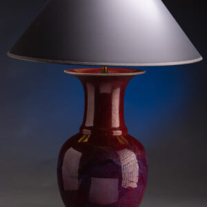 Ox Blood Glazed Vase form Lamp