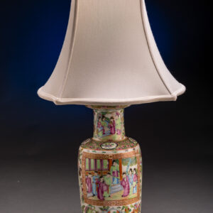Chinese Export Vase (Rose Canton) Lamp