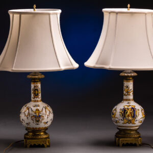 A Pair Of French Fiance Vase Lamps