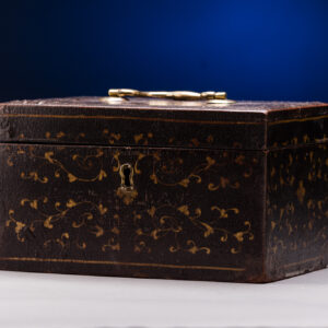 Black Lacquered Tea Caddy