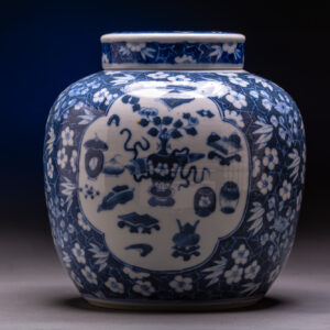 Fine Ginger Jar with Lid