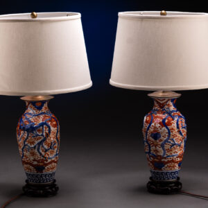 Pair of Imari Lamps