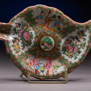 Leaf Shaped Sweetmeat plate (Rose Medallion)
