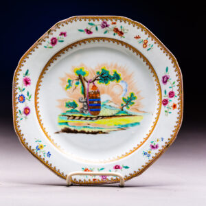 Chinese Export Armorial Plate