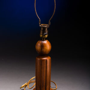 Turned Wood Cottage Lamp